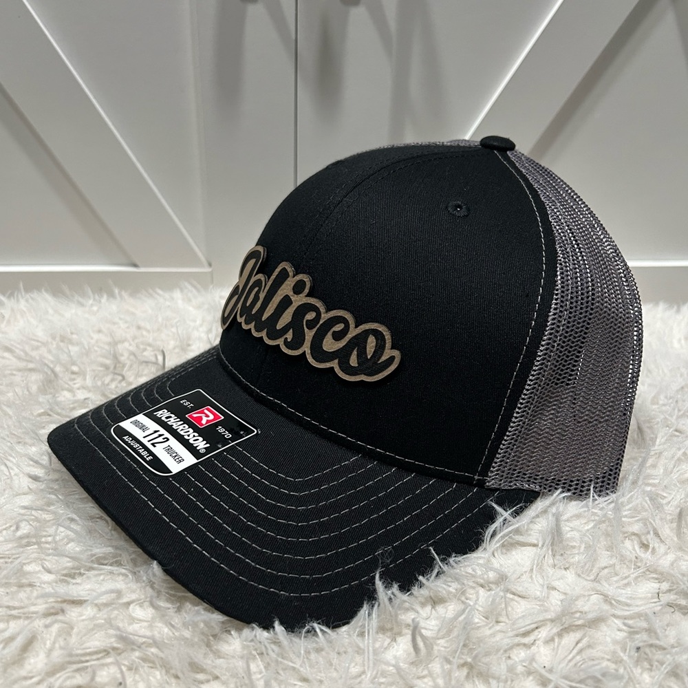 Jalisco. Laser engraved Richardson 112 trucker hat.